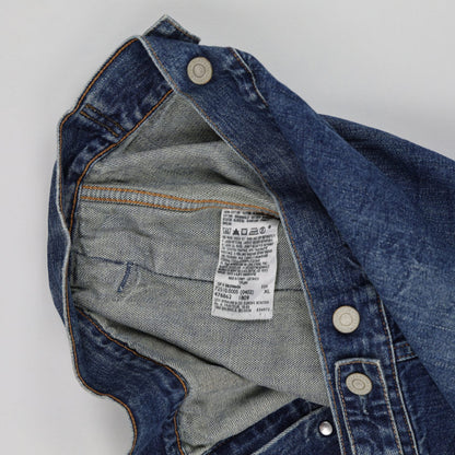 Levi's Vintage Denim Trucker Jacket Blue XL Cotton