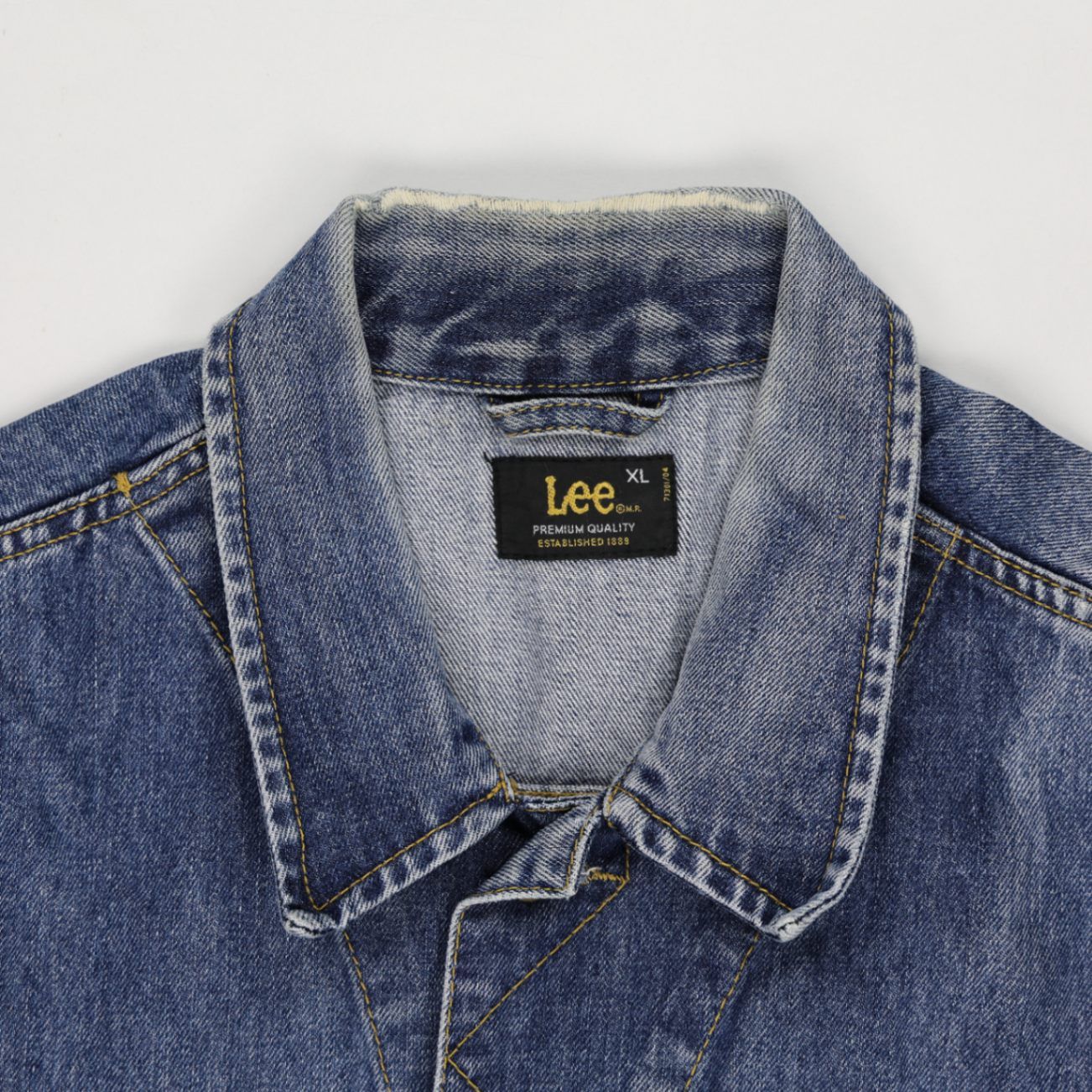 Lee Vintage Rider Denim Jacket Blue XL Cotton Mens