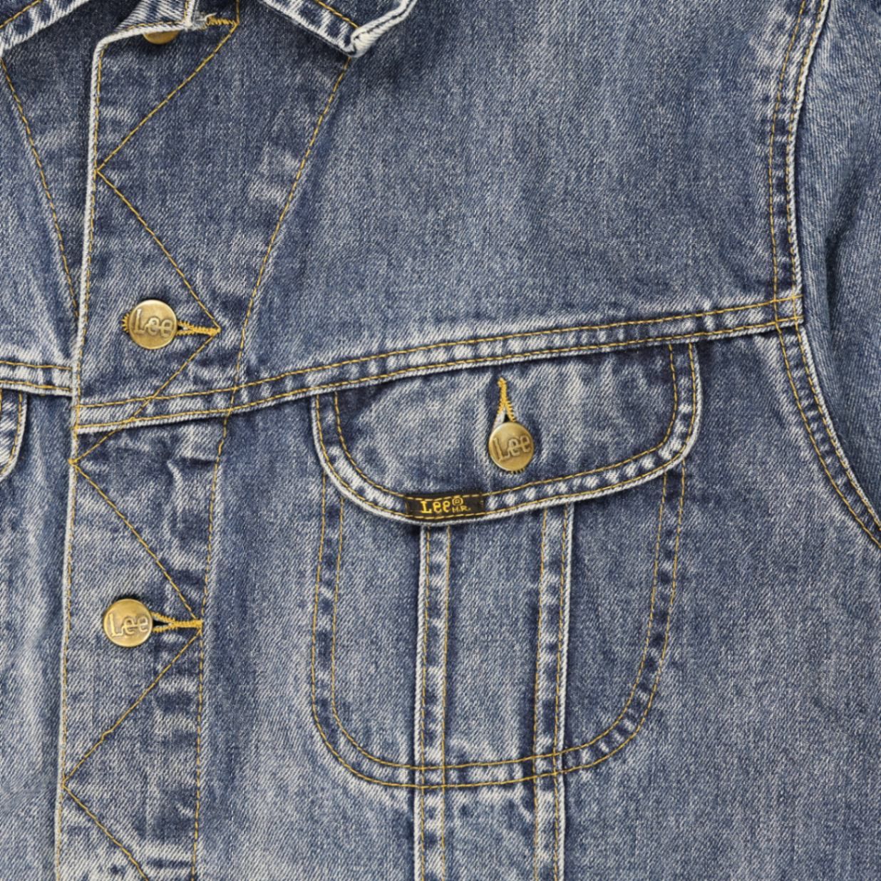 Lee Vintage Rider Denim Jacket Blue XL Cotton Mens