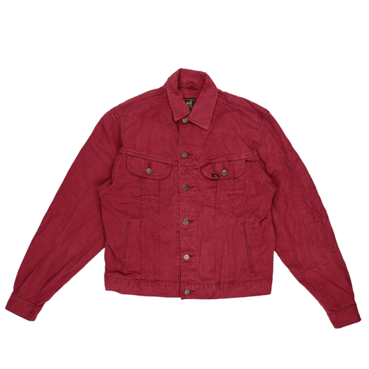 Lee Riders Vintage Red Cotton Denim Jacket Small