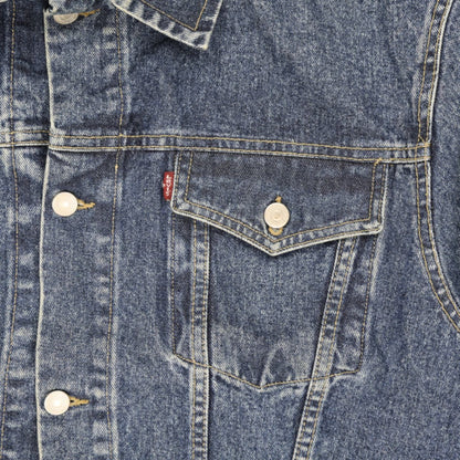 Levi's Vintage 501 Denim Jacket Blue XL 100% Cotton Collared