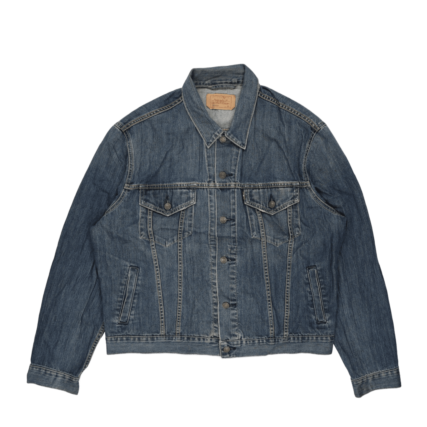 Levi's Vintage 70550 Denim Trucker Jacket Blue XL Cotton