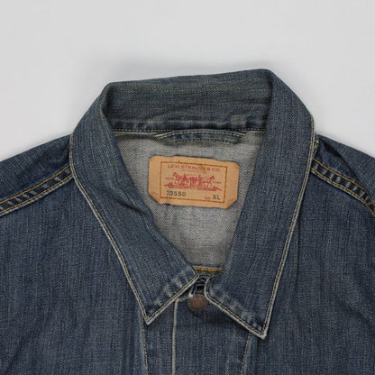 Levi's Vintage 70550 Denim Trucker Jacket Blue XL Cotton