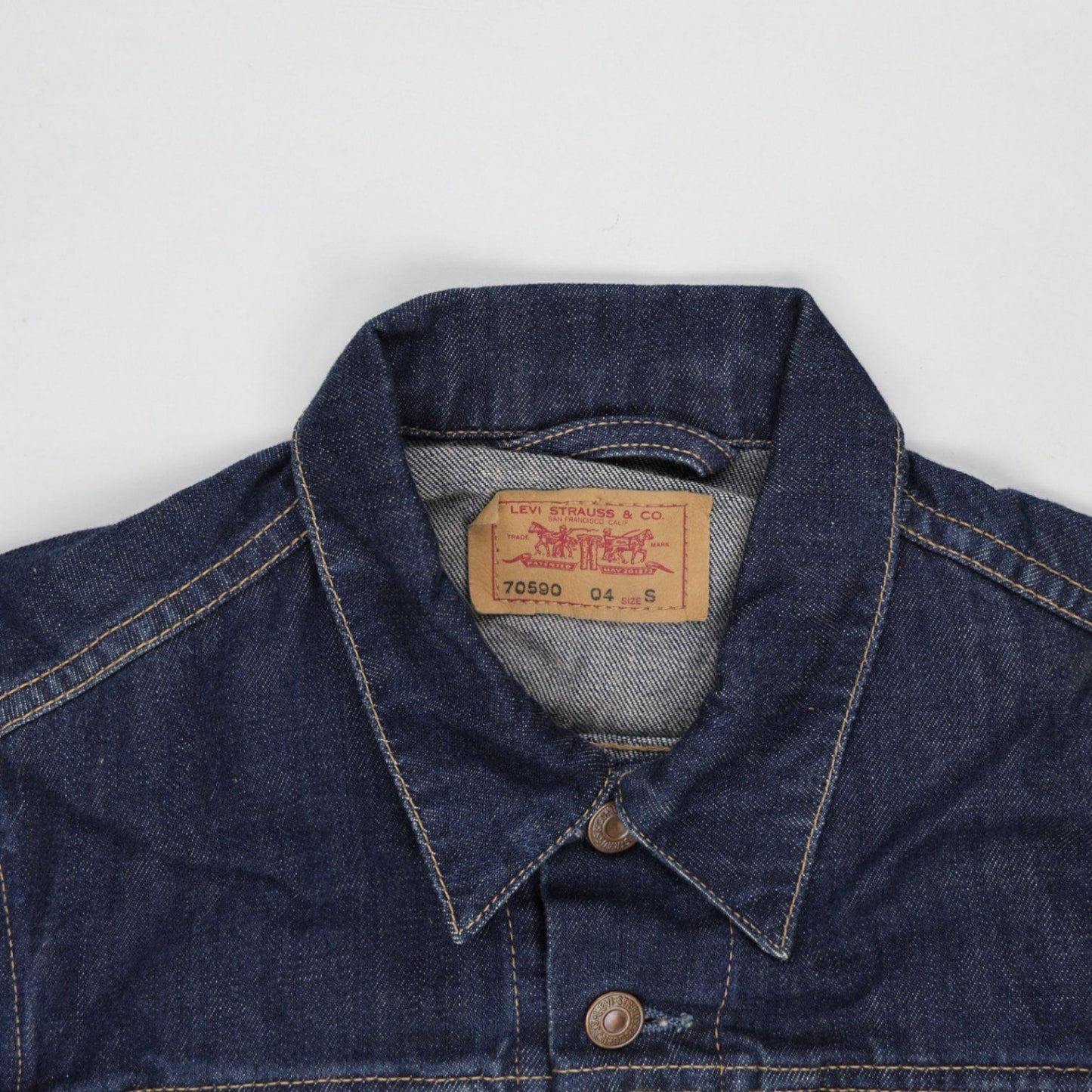 Levi's Vintage 70590 Denim Jacket Indigo Small Cotton