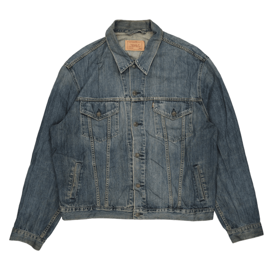 Levi's Vintage 70550 Denim Trucker Jacket Blue XXL Cotton