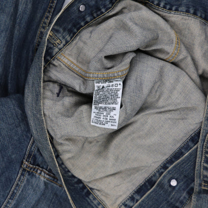 Levi's Vintage 70550 Denim Trucker Jacket Blue XXL Cotton