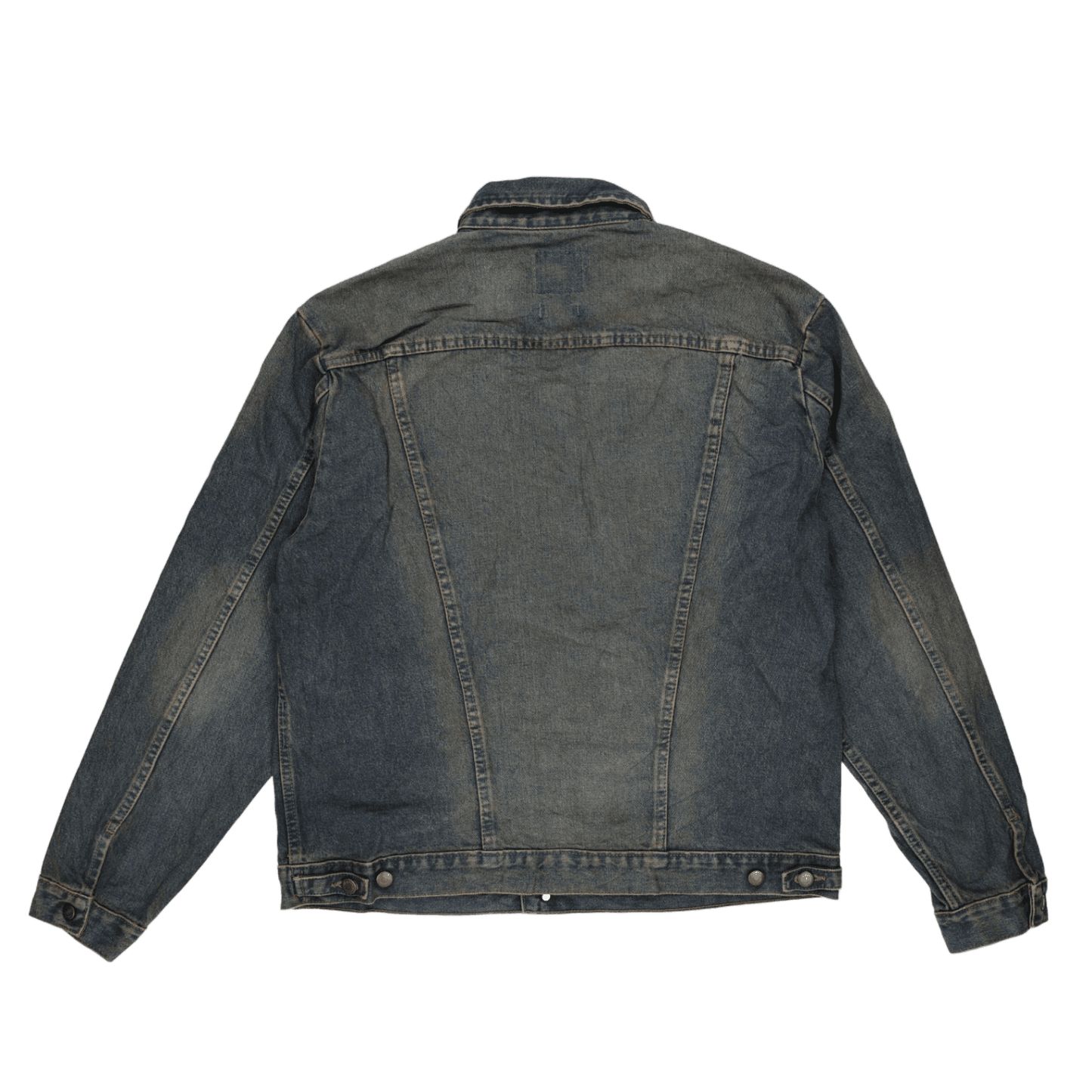 Wrangler Vintage Western Denim Jacket Blue Large 100% Cotton