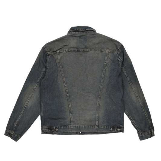 Wrangler Vintage Western Denim Jacket Blue Large 100% Cotton