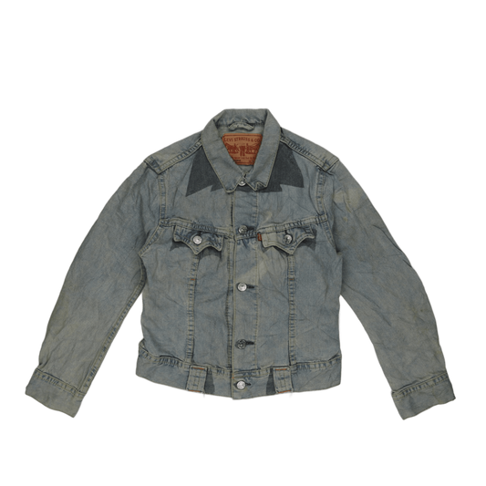 Levi's Vintage 70905 Light Blue Denim Jacket Large Cotton Collared