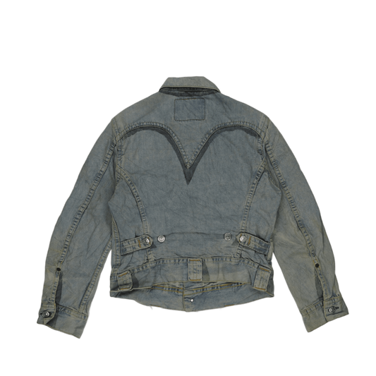 Levi's Vintage 70905 Light Blue Denim Jacket Large Cotton Collared