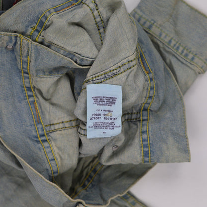 Levi's Vintage 70905 Light Blue Denim Jacket Large Cotton Collared