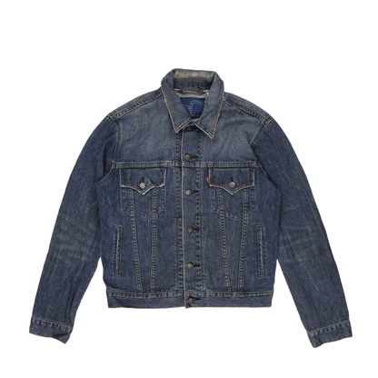Levi's Slim Trucker Jacket Men's Vintage Blue Medium 100% Cotton