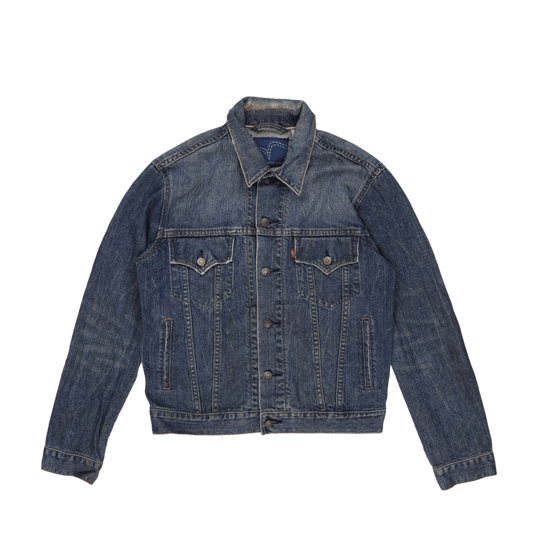 Levi's Slim Trucker Jacket Men's Vintage Blue Medium 100% Cotton