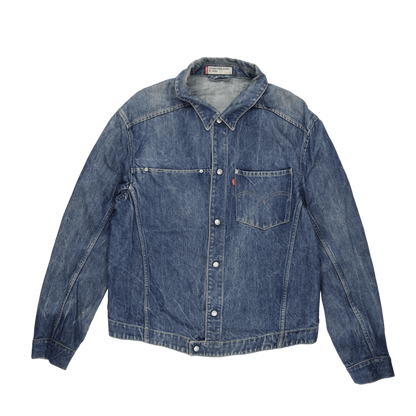 Levi's Engineered Jeans Vintage Denim Trucker Jacket Medium Blue XL Cotton