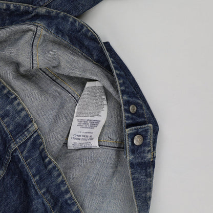 Levi's Engineered Jeans Vintage Denim Trucker Jacket Medium Blue XL Cotton