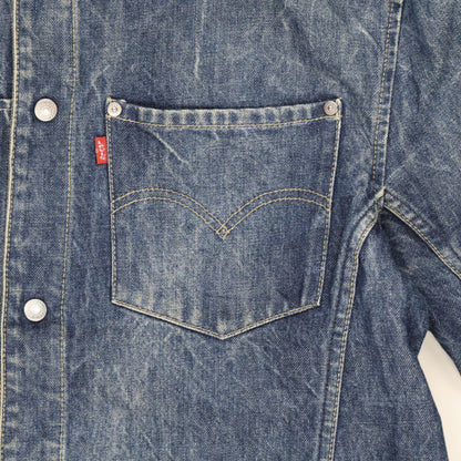 Levi's Engineered Jeans Vintage Denim Trucker Jacket Medium Blue XL Cotton