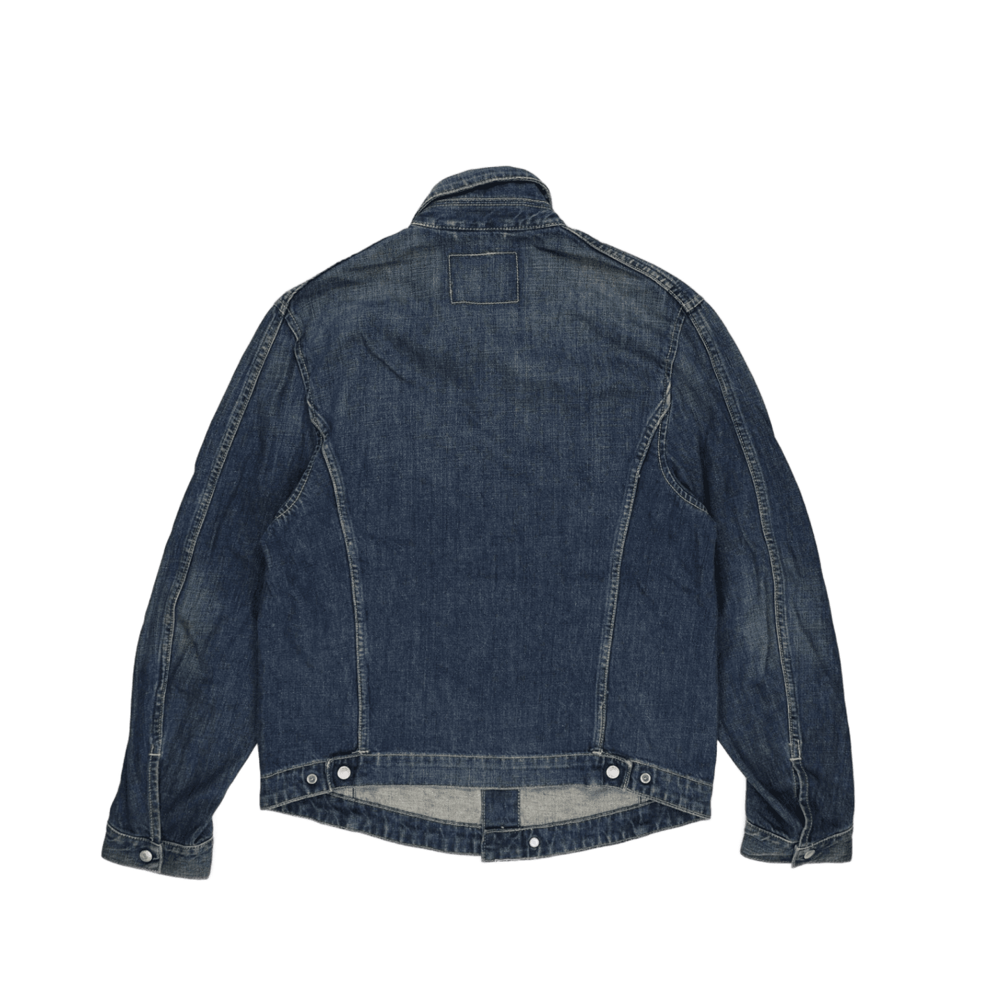 Levi's Vintage Blue Denim Jacket Men Large Cotton Collared