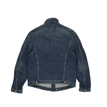 Levi's Vintage Blue Denim Jacket Men Large Cotton Collared