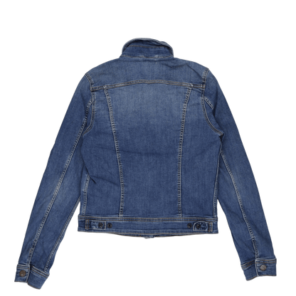 Lee Vintage Blue Denim Jacket Medium Cotton Collared