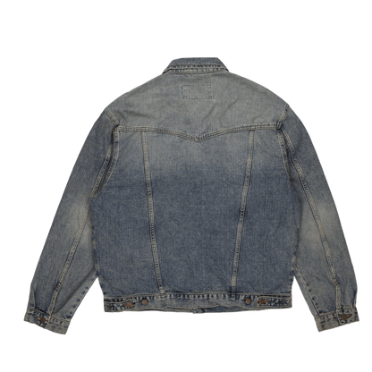 Wrangler Vintage Denim Jacket Blue XL 100% Cotton Collared
