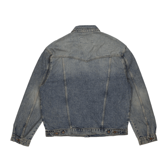 Wrangler Vintage Denim Jacket Blue XL 100% Cotton Collared