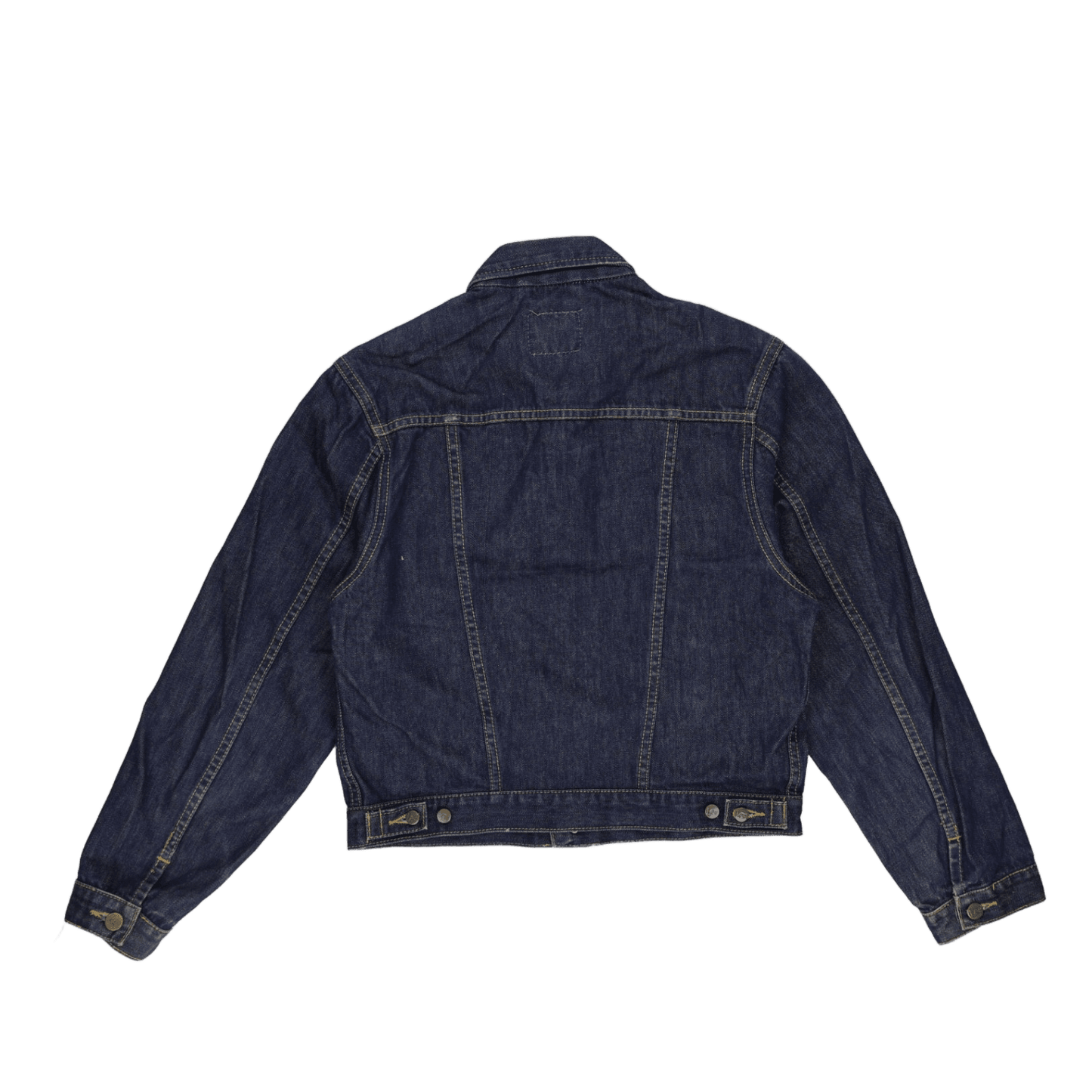 Lee Vintage Western Denim Jacket Blue Large 100 Percent Cotton Womens