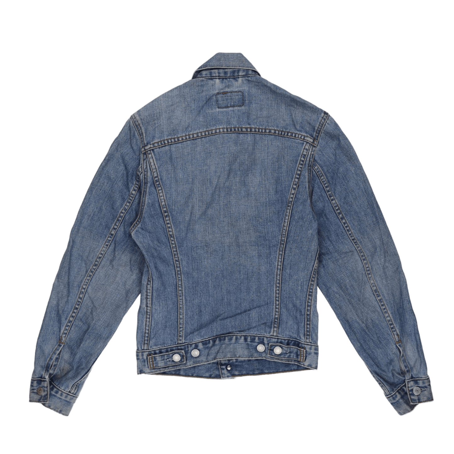 Levi's Vintage 70500 Trucker Jacket Indigo Blue Size Small 100% Cotton Unisex