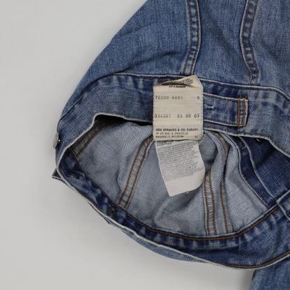 Levi's Vintage 70500 Trucker Jacket Indigo Blue Size Small 100% Cotton Unisex