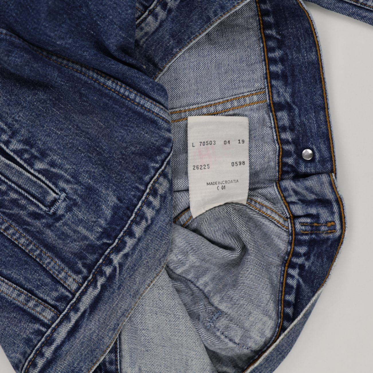 Levi's Vintage Original 70503 Denim Jacket Blue Large Cotton