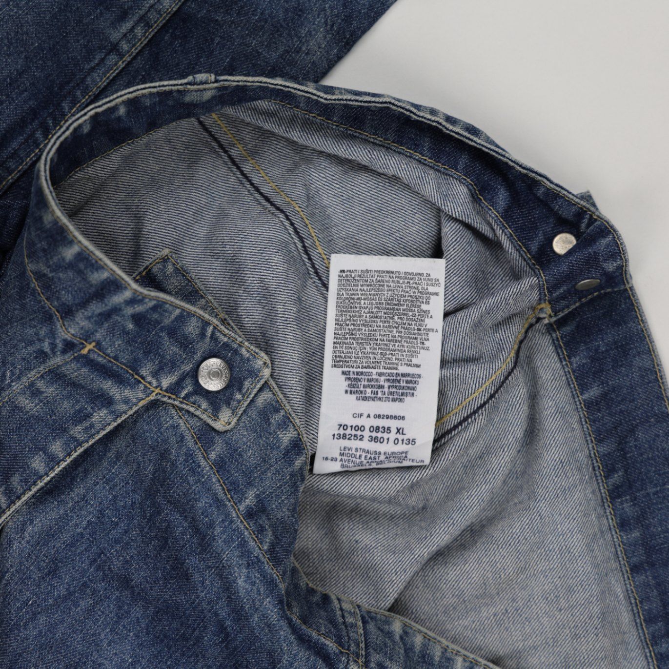 Levi's Engineered Jeans Vintage Denim Jacket Blue XL Cotton