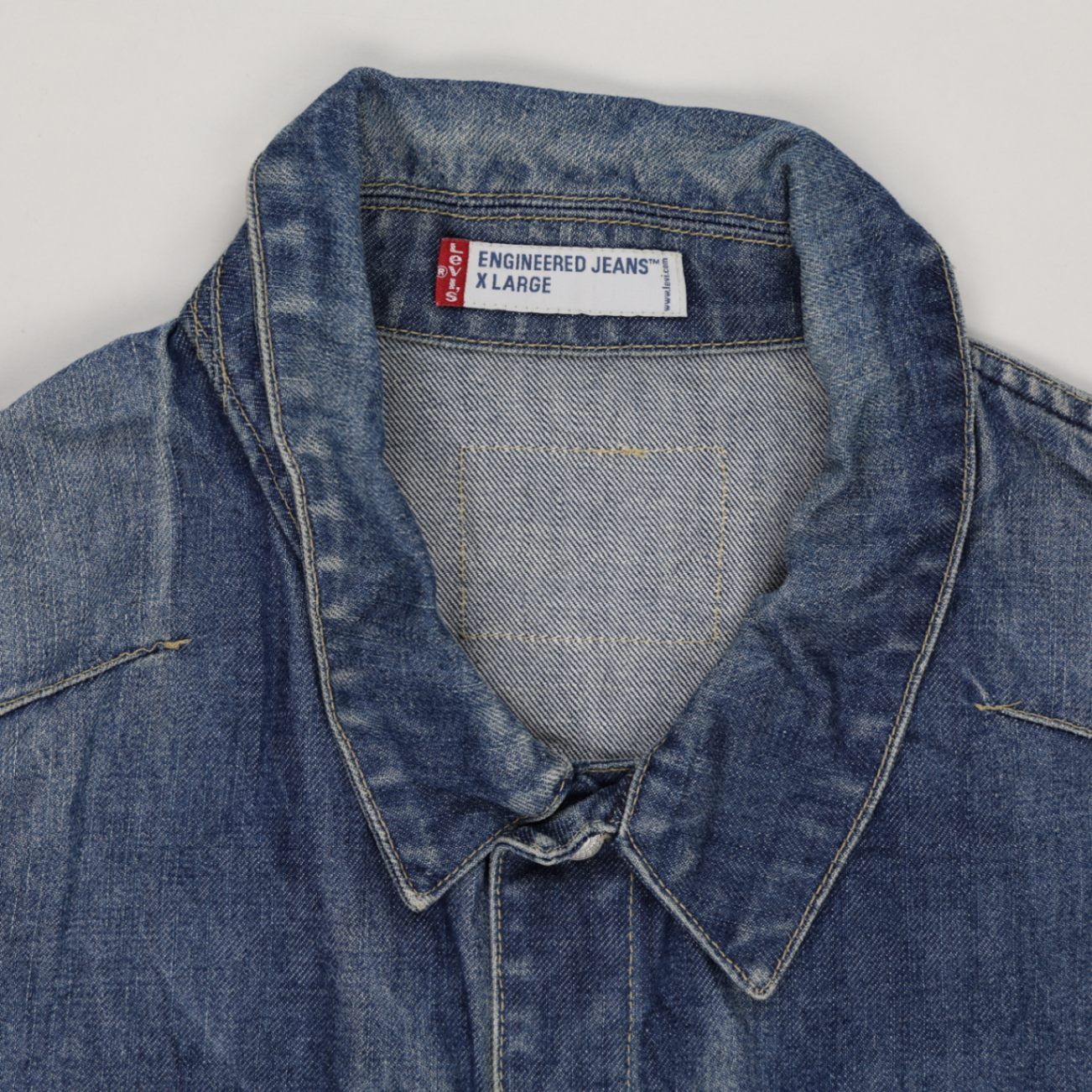 Levi's Engineered Jeans Vintage Denim Jacket Blue XL Cotton