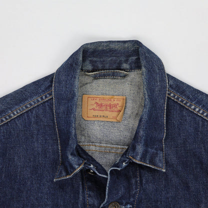 Levi's Women's Vintage Blue Denim Trucker Jacket Medium Cotton