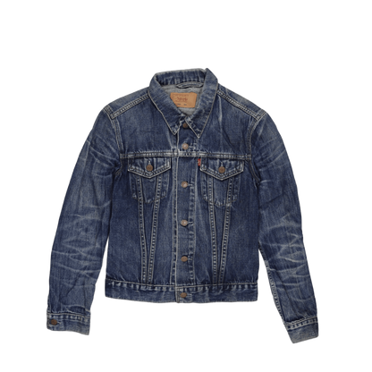Levi's Vintage Blue Denim Trucker Jacket Size Small Cotton