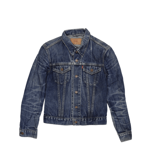Levi's Vintage Blue Denim Trucker Jacket Size Small Cotton