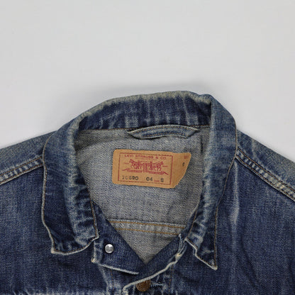 Levi's Vintage Blue Denim Trucker Jacket Size Small Cotton