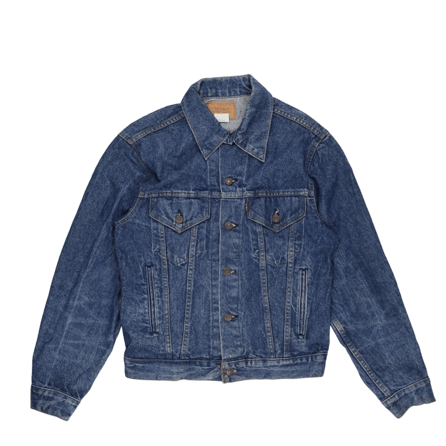 Levi's Vintage 70506 Blue Denim Jacket Small 100% Cotton Unisex Collared