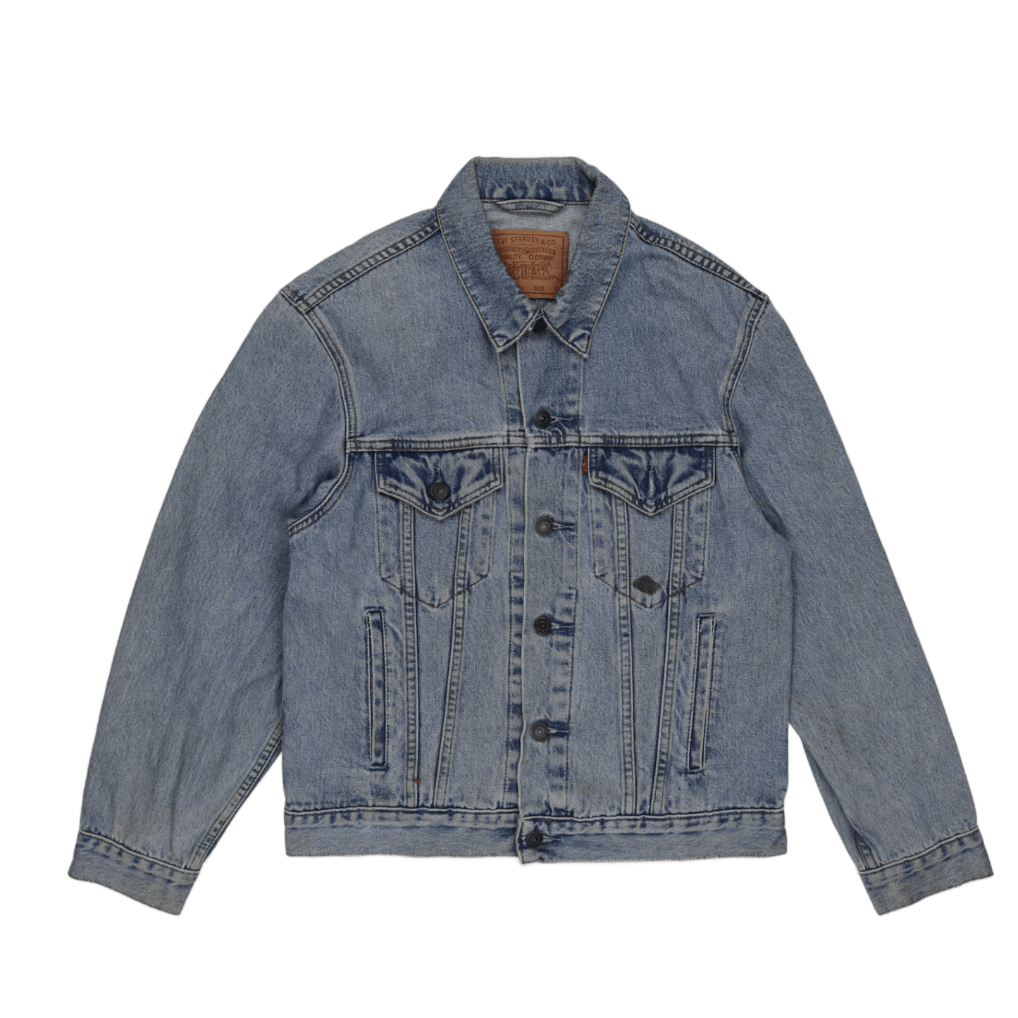 Levi's Vintage 70503 Light Blue Denim Jacket Size Small Cotton Classic Collared