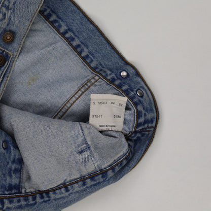 Levi's Vintage 70503 Light Blue Denim Jacket Size Small Cotton Classic Collared