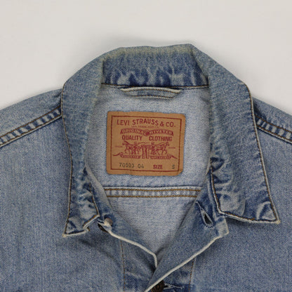 Levi's Vintage 70503 Light Blue Denim Jacket Size Small Cotton Classic Collared