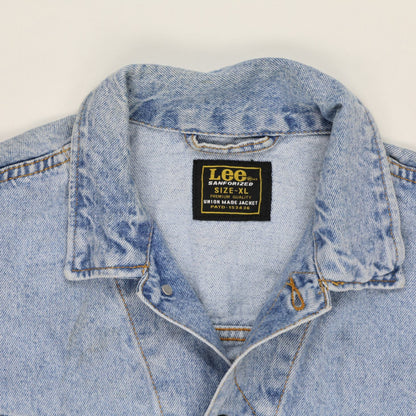 Lee Vintage Rider Denim Jacket Light Blue XL 100% Cotton