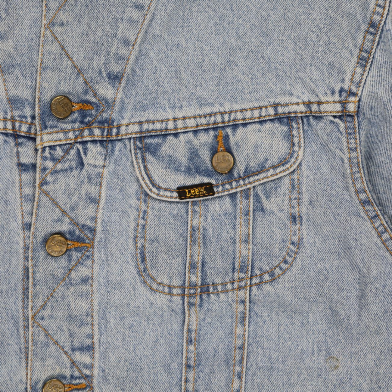 Lee Vintage Rider Denim Jacket Light Blue XL 100% Cotton