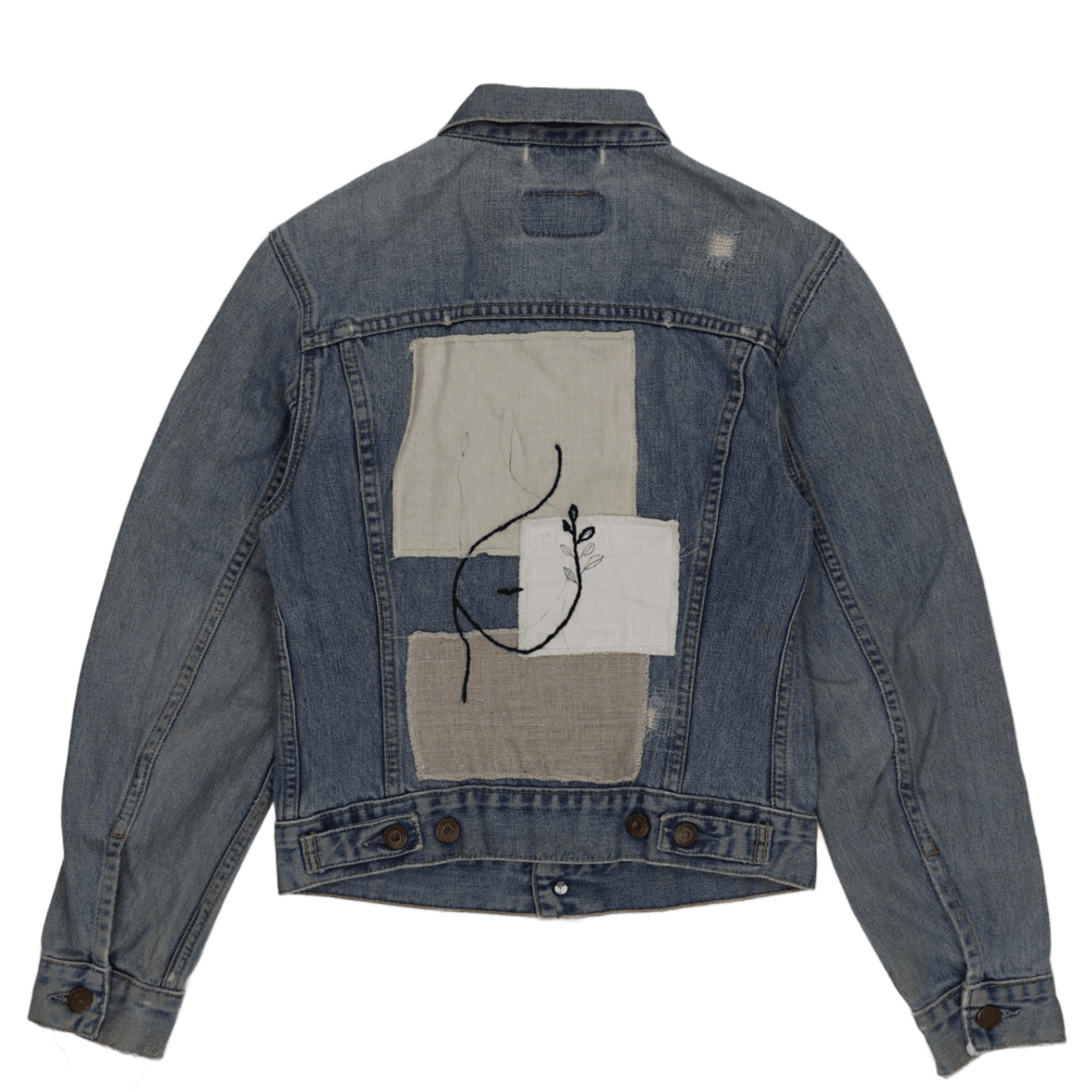 Levi's 70590 Vintage Denim Jacket Light Blue XS Cotton Denim Collared