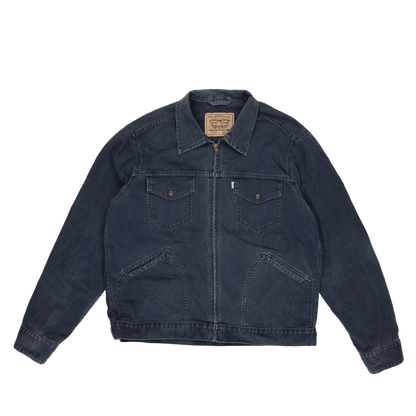Levi's XXL 70509 Original Denim Jacket Navy Blue Cotton Vintage Collared