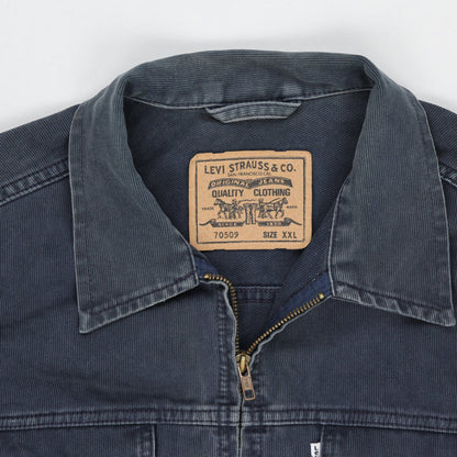 Levi's XXL 70509 Original Denim Jacket Navy Blue Cotton Vintage Collared