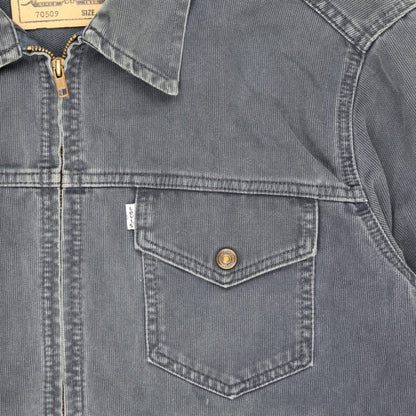 Levi's XXL 70509 Original Denim Jacket Navy Blue Cotton Vintage Collared