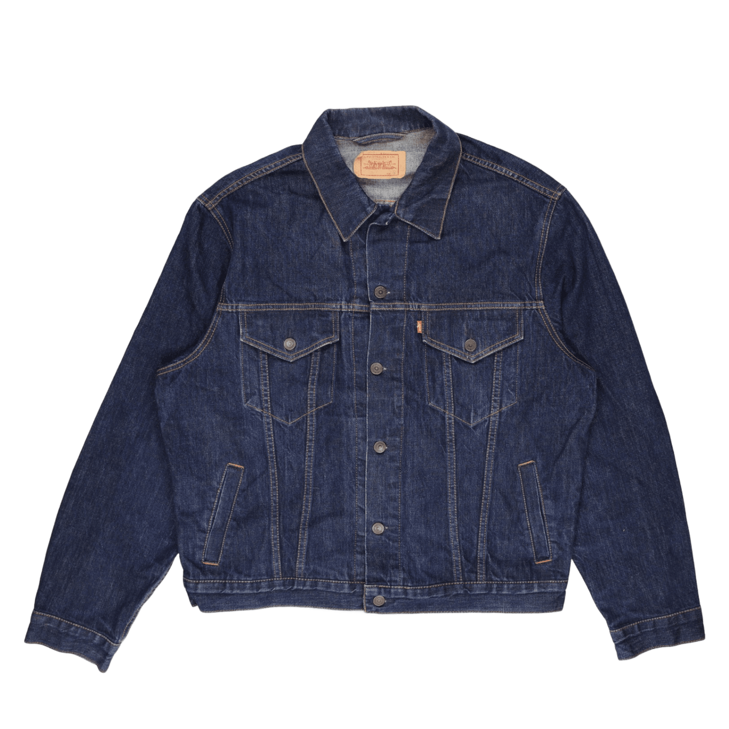 Levi's Vintage Blue Denim Trucker Jacket XL Men's Cotton