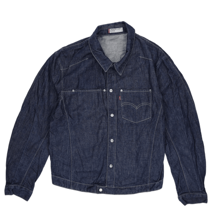Levi's Engineered Jeans Vintage Denim Jacket Indigo Blue XL 100% Cotton