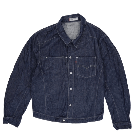 Levi's Engineered Jeans Vintage Denim Jacket Indigo Blue XL 100% Cotton