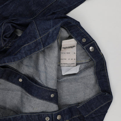 Levi's Engineered Jeans Vintage Denim Jacket Indigo Blue XL 100% Cotton