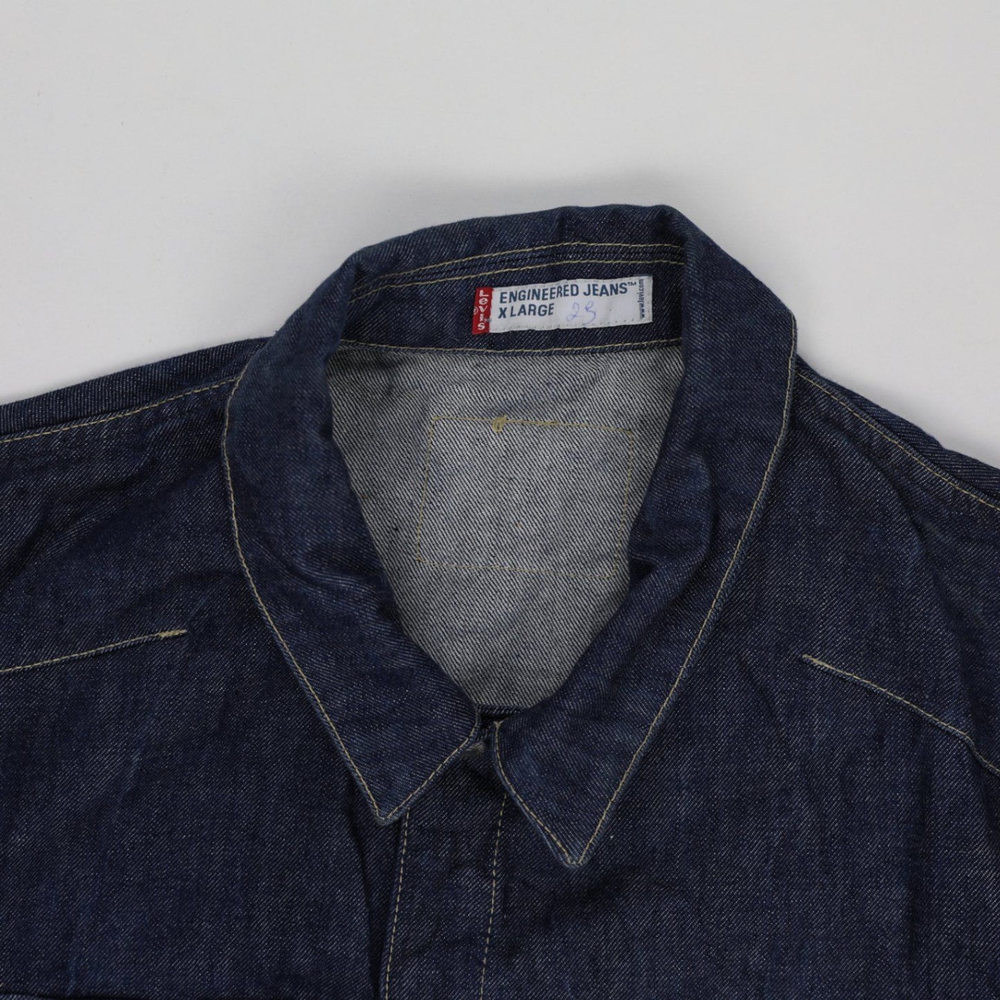 Levi's Engineered Jeans Vintage Denim Jacket Indigo Blue XL 100% Cotton